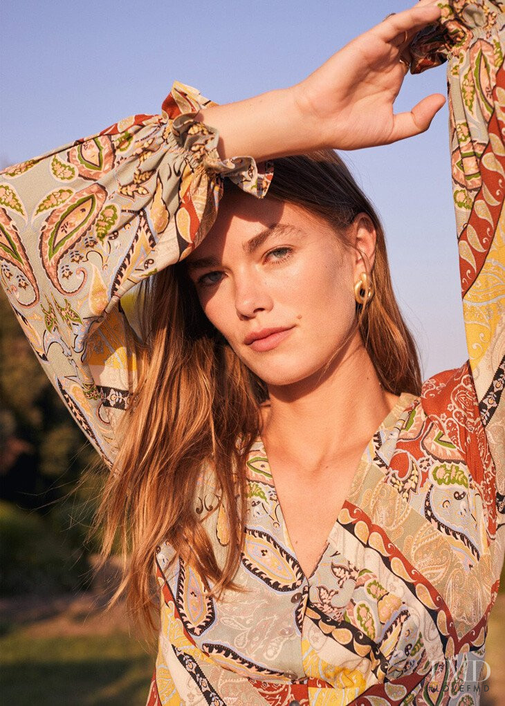 Mathilde Brandi featured in  the Mango lookbook for Spring/Summer 2020