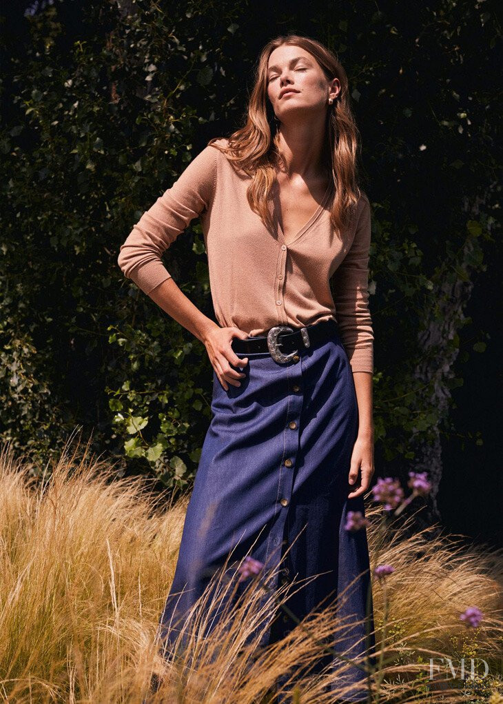 Mathilde Brandi featured in  the Mango lookbook for Spring/Summer 2020