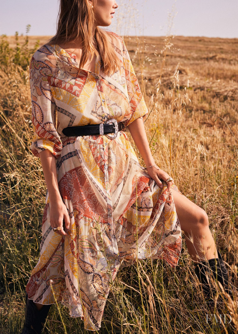 Mathilde Brandi featured in  the Mango lookbook for Spring/Summer 2020