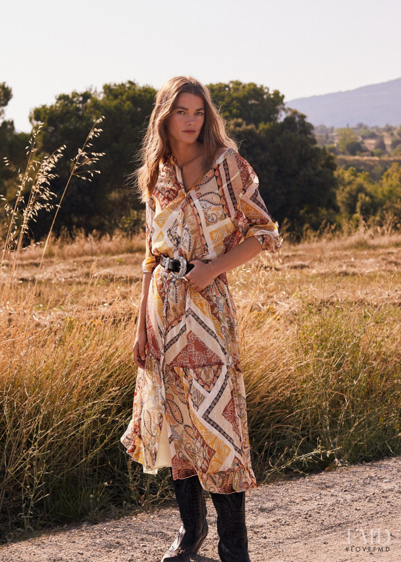 Mathilde Brandi featured in  the Mango lookbook for Spring/Summer 2020