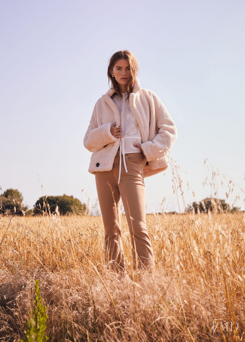 Mathilde Brandi featured in  the Mango lookbook for Spring/Summer 2020