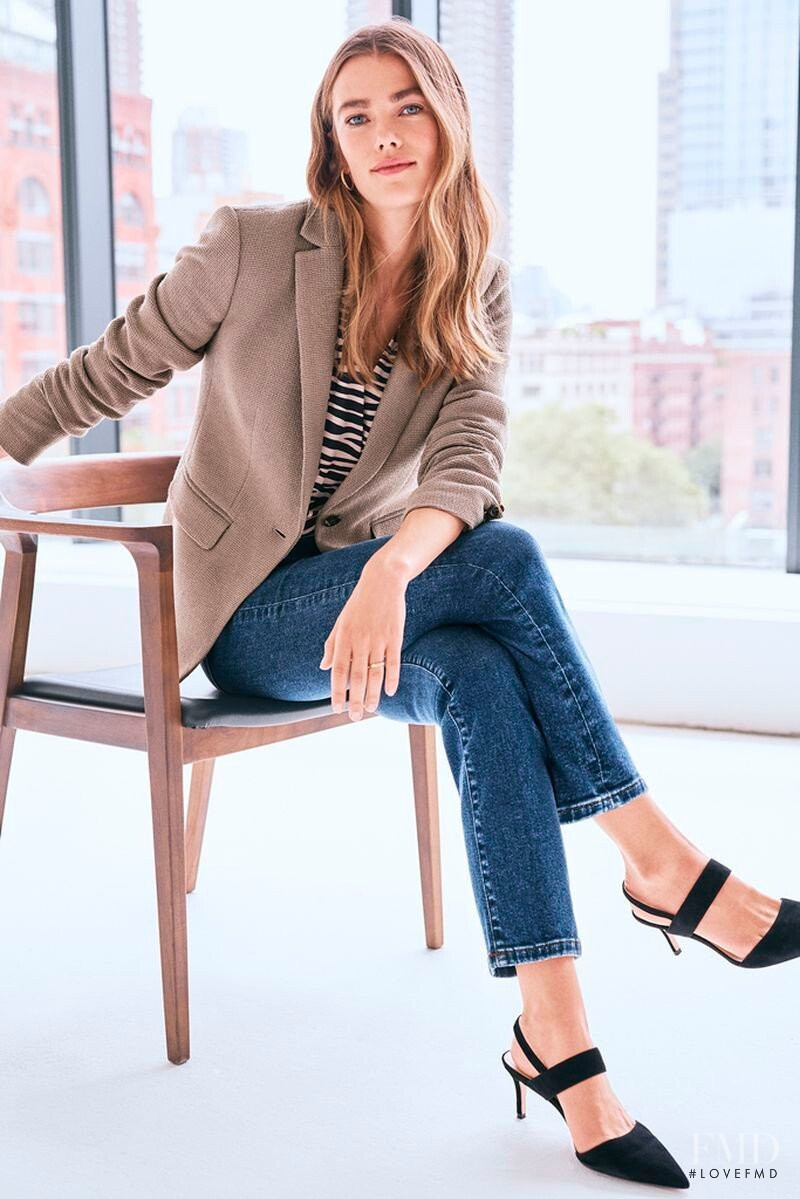 Mathilde Brandi featured in  the Ann Taylor lookbook for Spring/Summer 2020