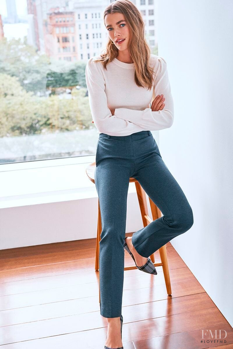 Mathilde Brandi featured in  the Ann Taylor lookbook for Spring/Summer 2020