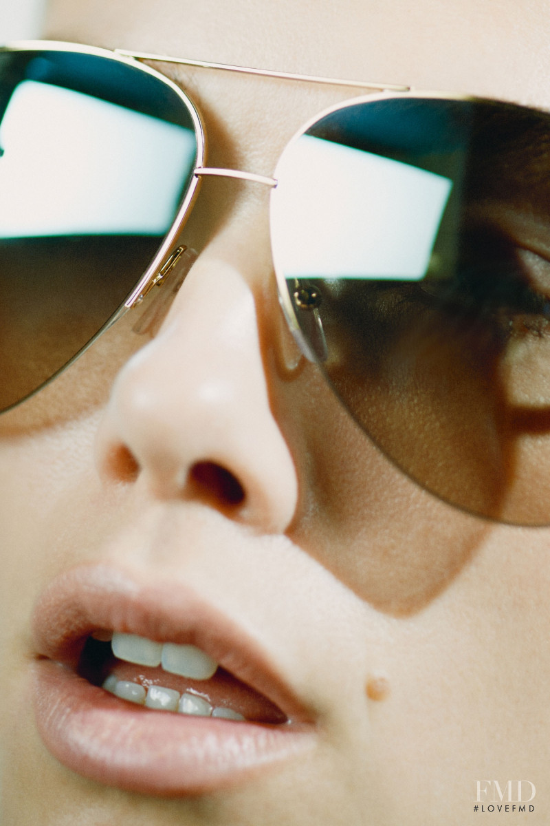 Mathilde Brandi featured in  the Victoria Beckham Eyewear advertisement for Spring/Summer 2017