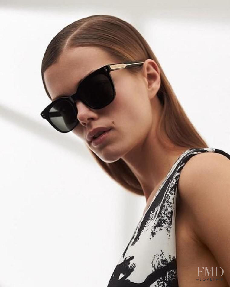 Mathilde Brandi featured in  the Victoria Beckham Eyewear advertisement for Spring/Summer 2016