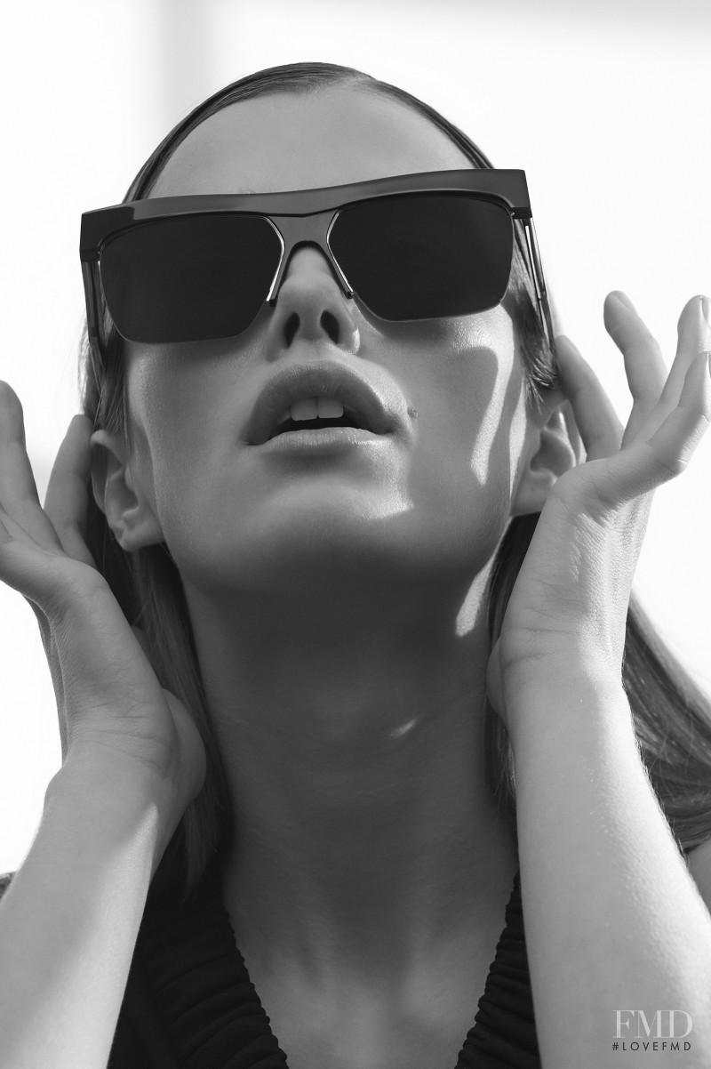 Mathilde Brandi featured in  the Victoria Beckham Eyewear advertisement for Spring/Summer 2016