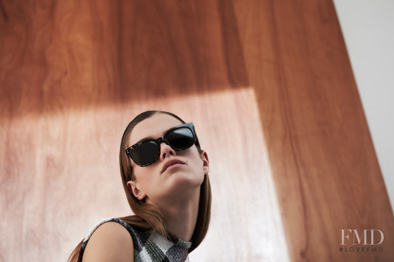 Mathilde Brandi featured in  the Victoria Beckham Eyewear advertisement for Spring/Summer 2016