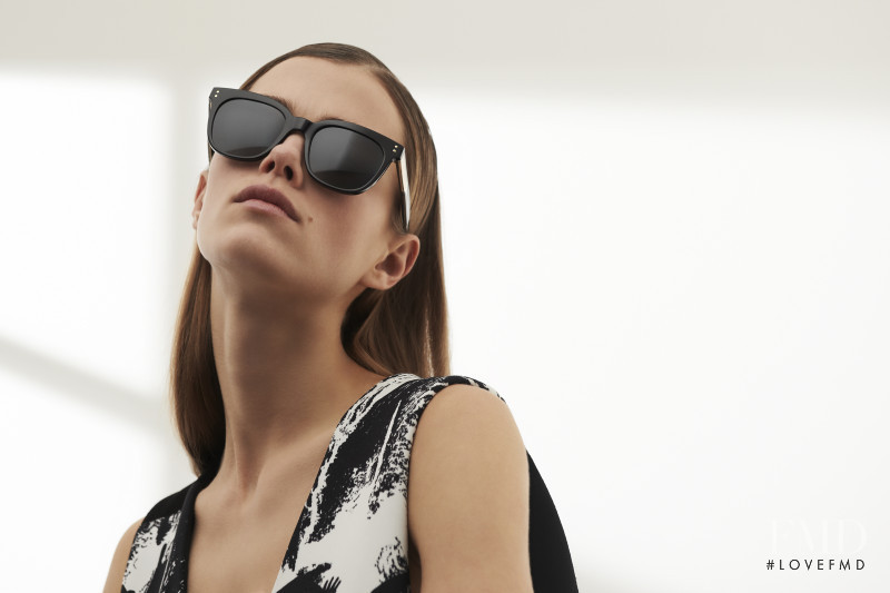Mathilde Brandi featured in  the Victoria Beckham Eyewear advertisement for Spring/Summer 2016