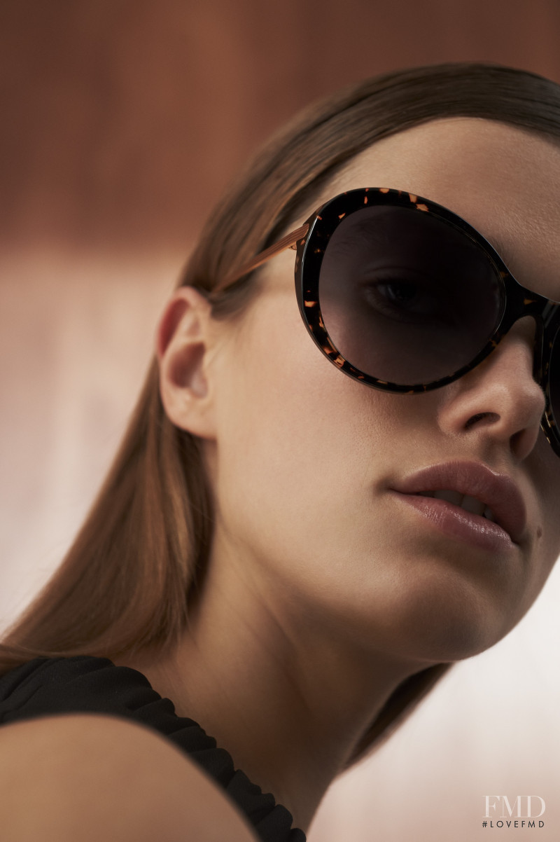 Mathilde Brandi featured in  the Victoria Beckham Eyewear advertisement for Spring/Summer 2016