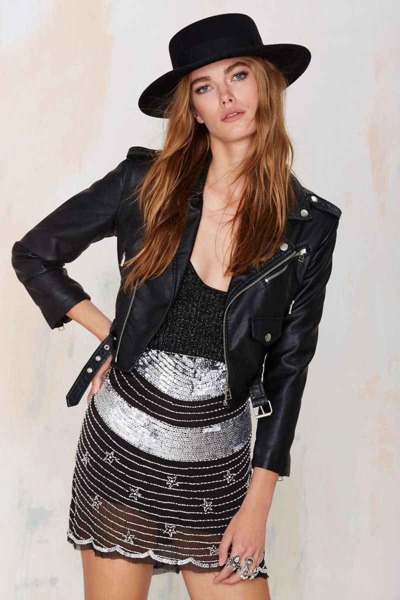 Mathilde Brandi featured in  the Nasty Gal catalogue for Autumn/Winter 2015