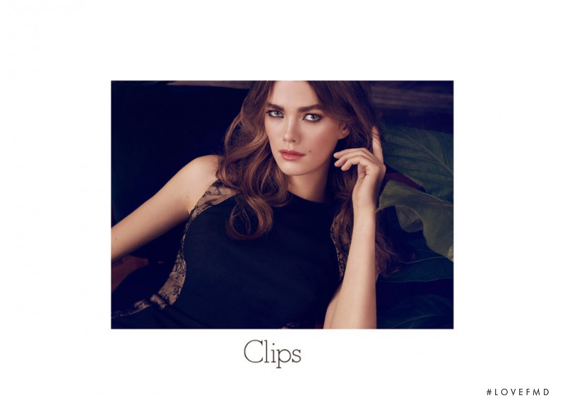 Mathilde Brandi featured in  the Clips advertisement for Spring/Summer 2015