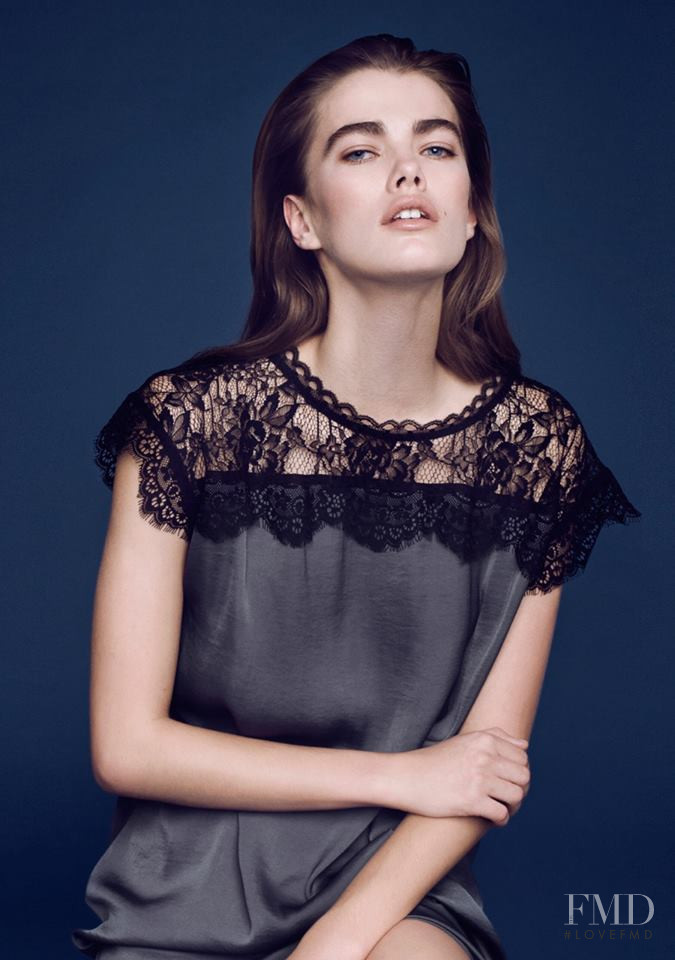 Mathilde Brandi featured in  the Rosemunde lookbook for Pre-Fall 2014