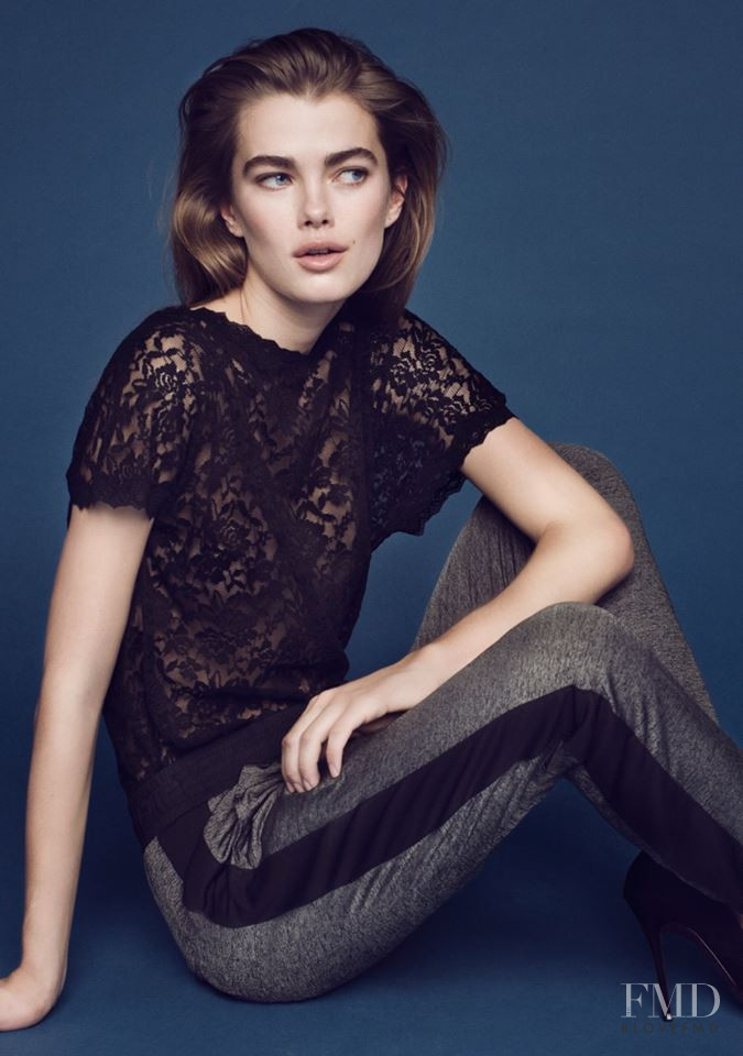 Mathilde Brandi featured in  the Rosemunde lookbook for Pre-Fall 2014