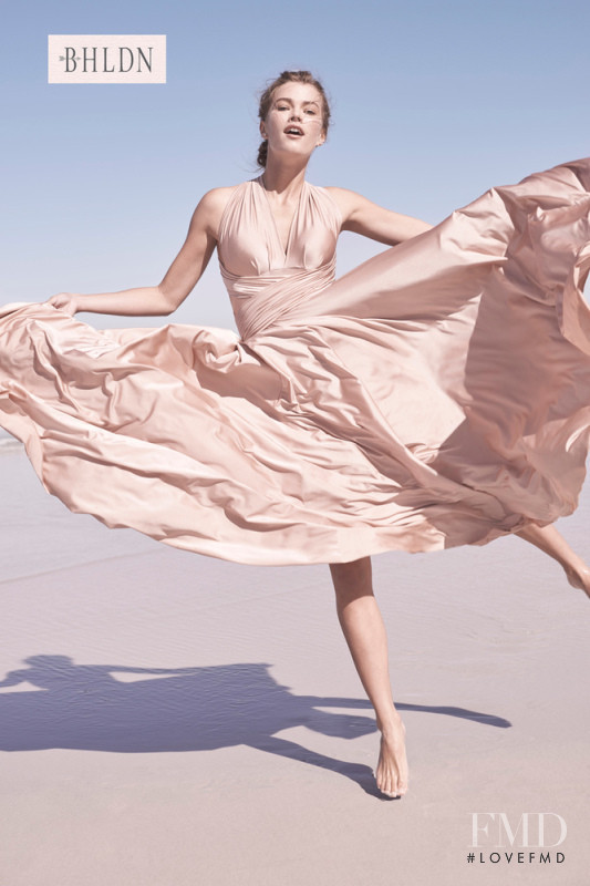 Mathilde Brandi featured in  the BHLDN advertisement for Spring/Summer 2015