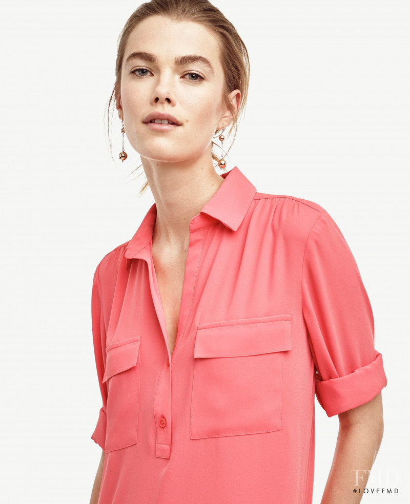 Mathilde Brandi featured in  the Ann Taylor catalogue for Spring/Summer 2016