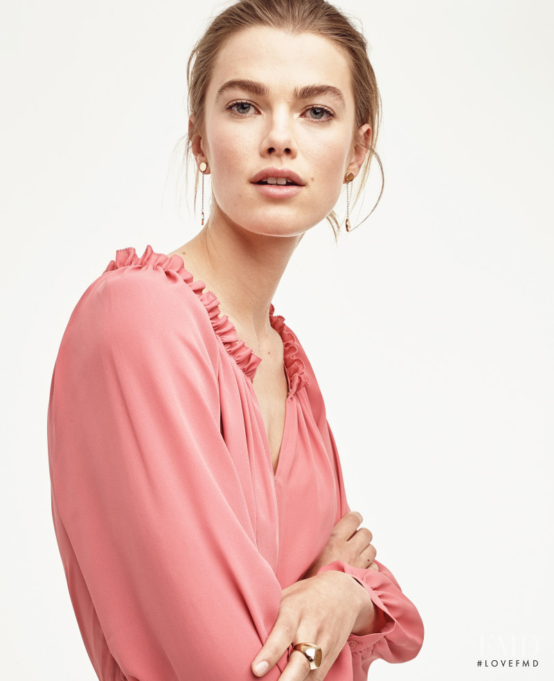 Mathilde Brandi featured in  the Ann Taylor catalogue for Spring/Summer 2016