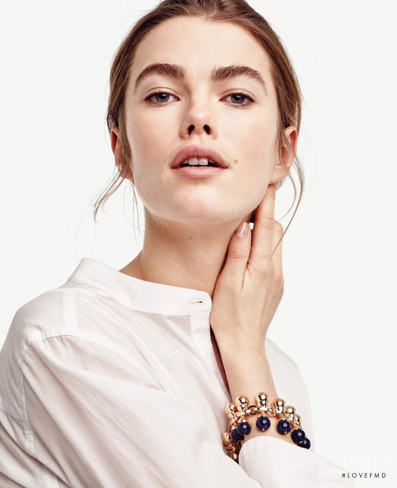 Mathilde Brandi featured in  the Ann Taylor catalogue for Spring/Summer 2016