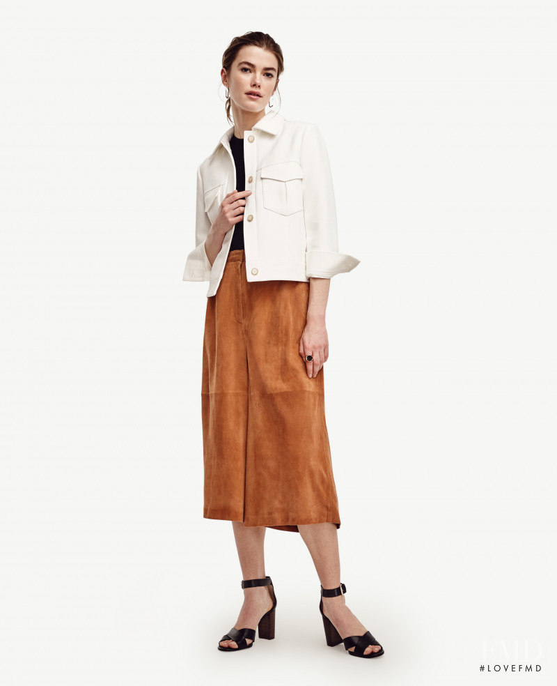 Mathilde Brandi featured in  the Ann Taylor catalogue for Spring/Summer 2016