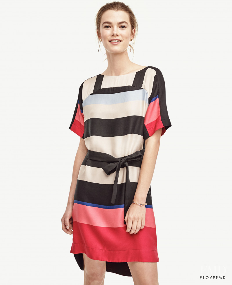 Mathilde Brandi featured in  the Ann Taylor catalogue for Spring/Summer 2016