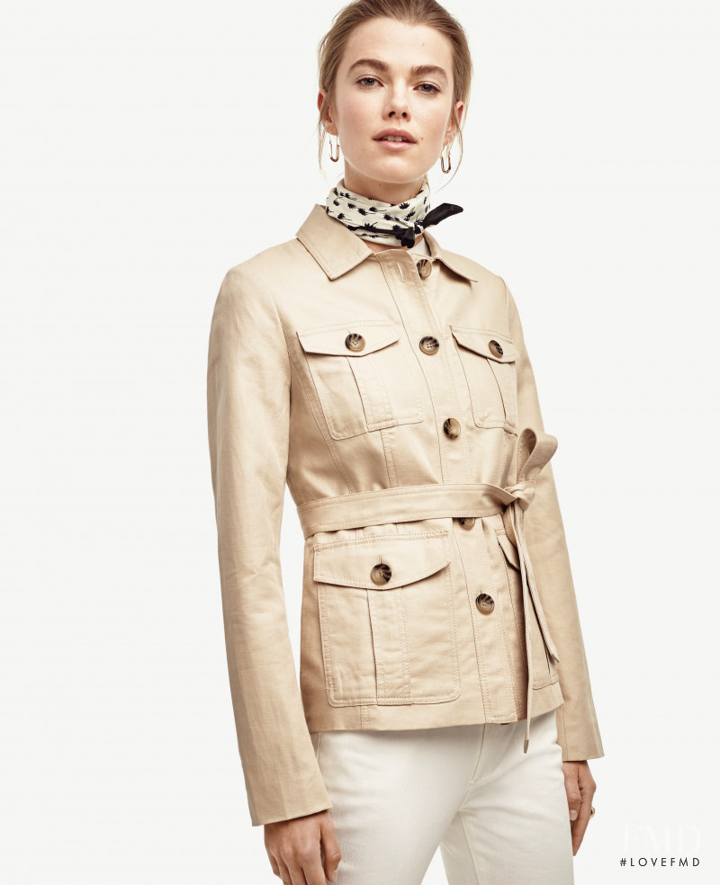 Mathilde Brandi featured in  the Ann Taylor catalogue for Spring/Summer 2016