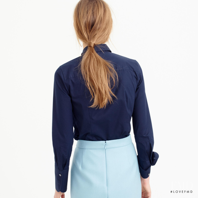 Mathilde Brandi featured in  the J.Crew catalogue for Winter 2015