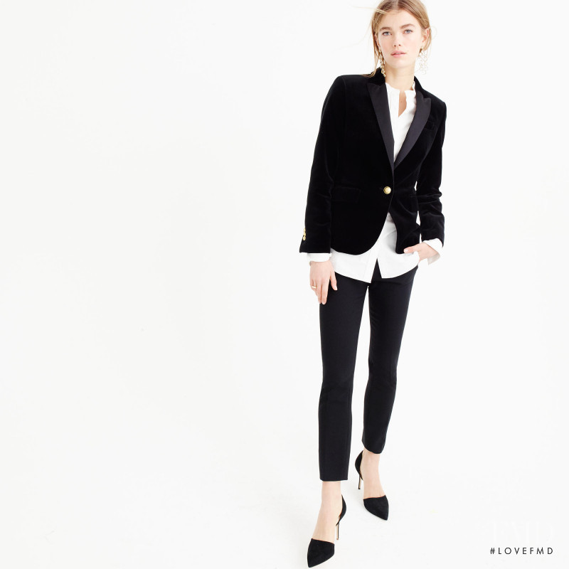 Mathilde Brandi featured in  the J.Crew catalogue for Winter 2015