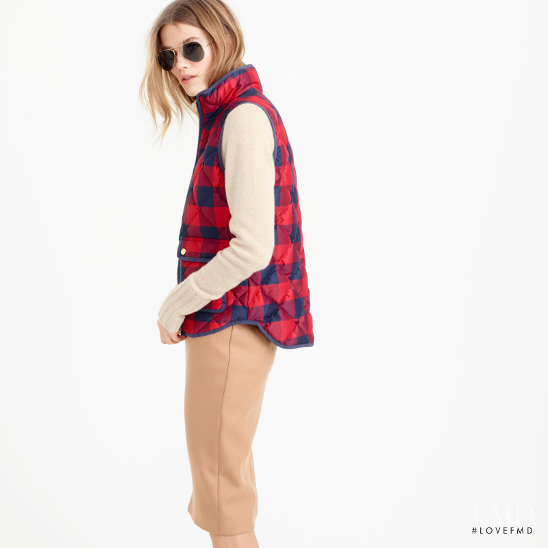 Mathilde Brandi featured in  the J.Crew catalogue for Winter 2015