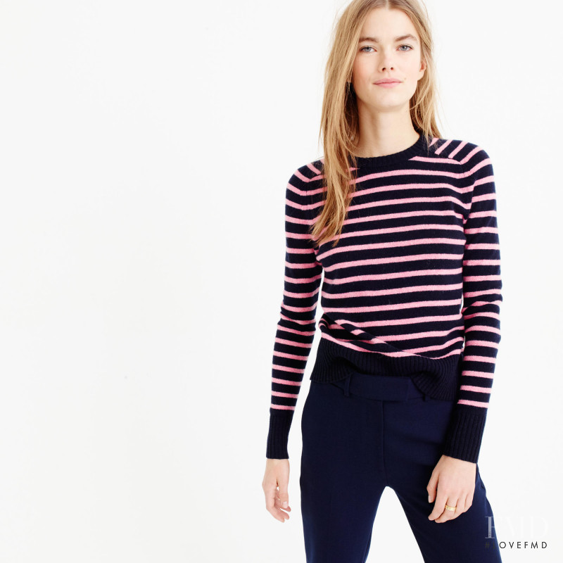 Mathilde Brandi featured in  the J.Crew catalogue for Winter 2015