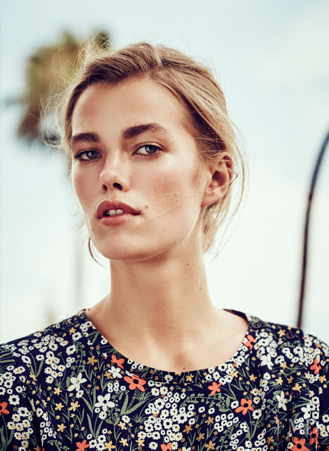 Mathilde Brandi featured in  the Yerse advertisement for Spring/Summer 2016