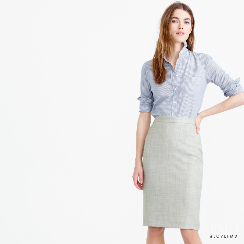 Mathilde Brandi featured in  the J.Crew catalogue for Spring/Summer 2016