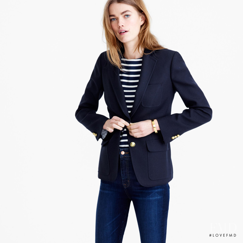 Mathilde Brandi featured in  the J.Crew catalogue for Spring/Summer 2016
