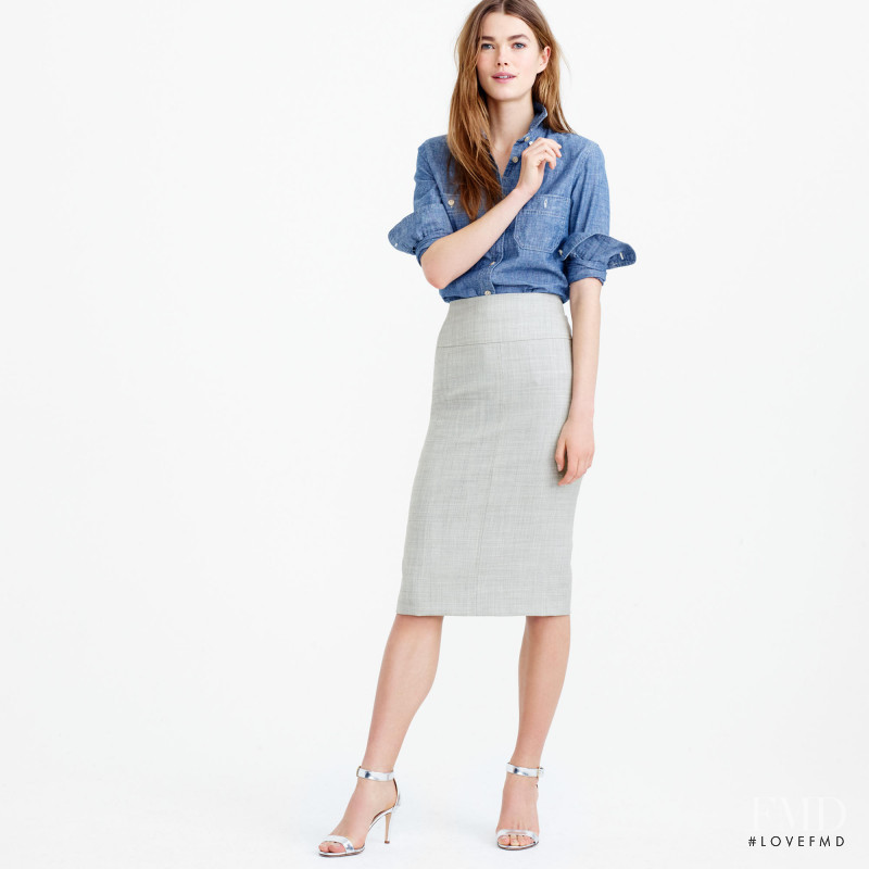 Mathilde Brandi featured in  the J.Crew catalogue for Spring/Summer 2016