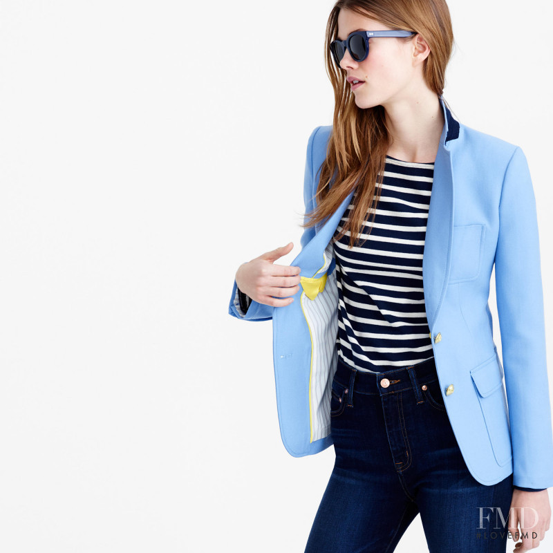 Mathilde Brandi featured in  the J.Crew catalogue for Spring/Summer 2016