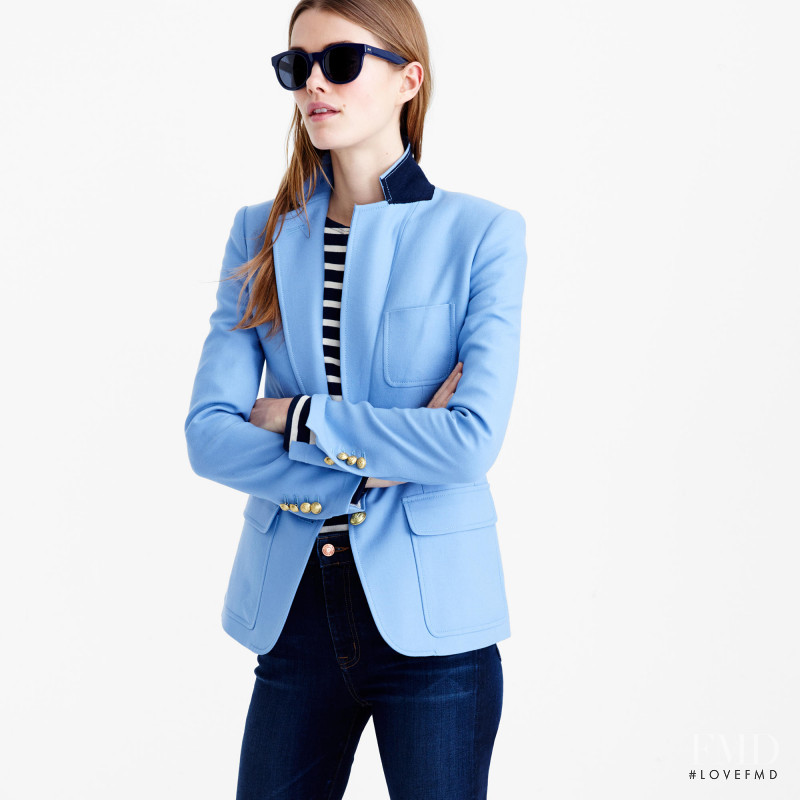 Mathilde Brandi featured in  the J.Crew catalogue for Spring/Summer 2016