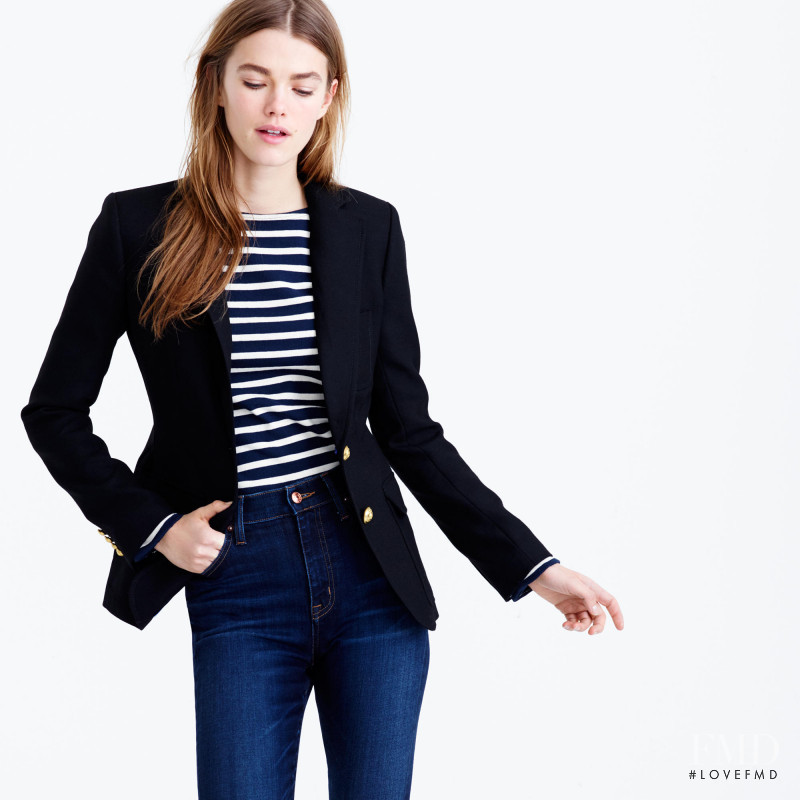 Mathilde Brandi featured in  the J.Crew catalogue for Spring/Summer 2016