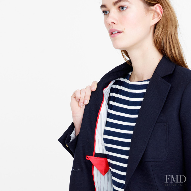 Mathilde Brandi featured in  the J.Crew catalogue for Spring/Summer 2016