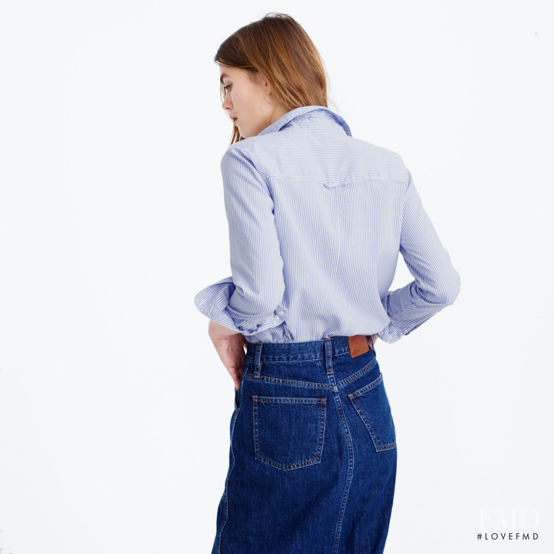 Mathilde Brandi featured in  the J.Crew catalogue for Spring/Summer 2016