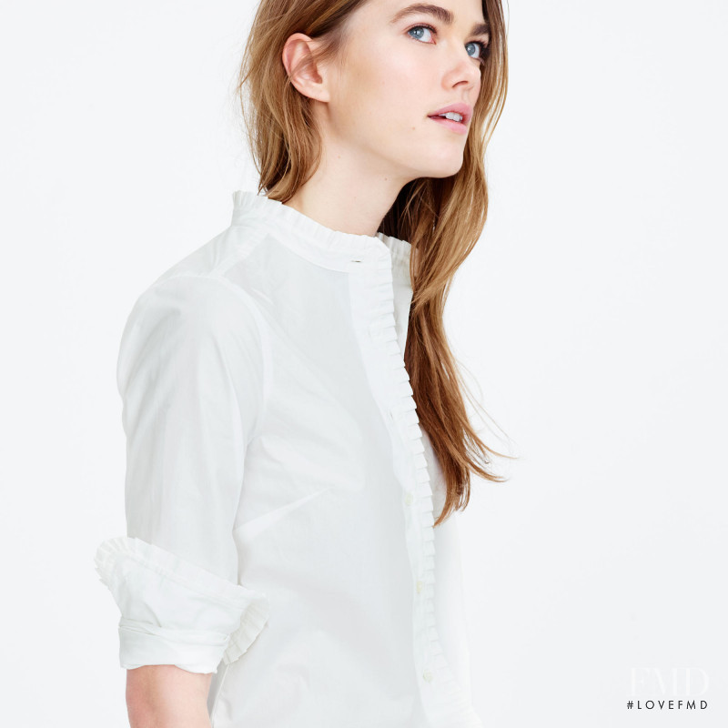 Mathilde Brandi featured in  the J.Crew catalogue for Spring/Summer 2016