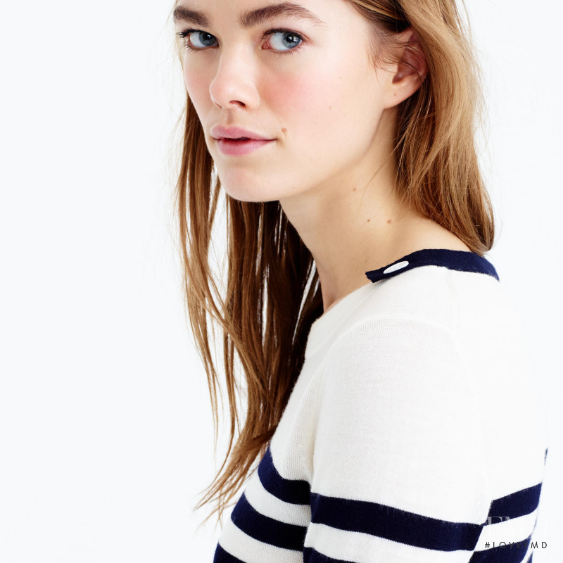 Mathilde Brandi featured in  the J.Crew catalogue for Spring/Summer 2016