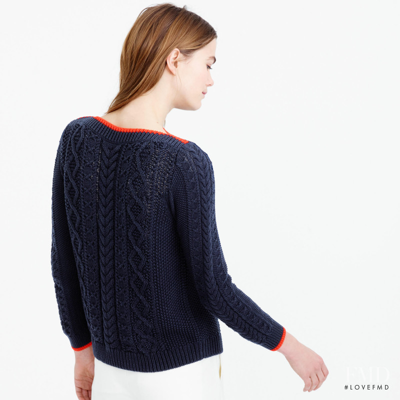 Mathilde Brandi featured in  the J.Crew catalogue for Spring/Summer 2016