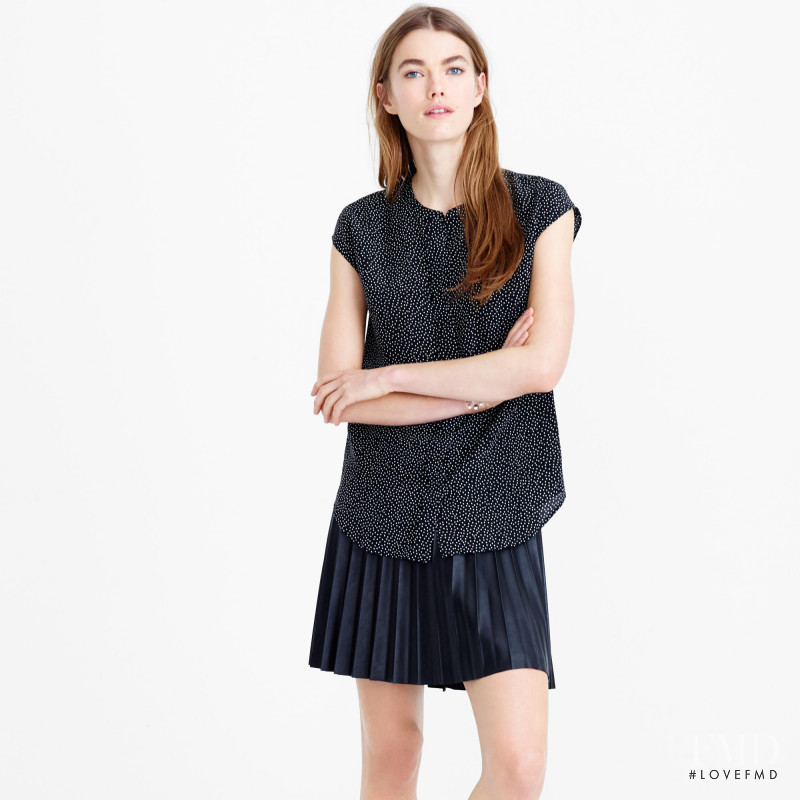 Mathilde Brandi featured in  the J.Crew catalogue for Spring/Summer 2016