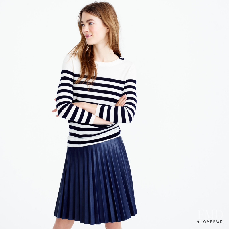 Mathilde Brandi featured in  the J.Crew catalogue for Spring/Summer 2016