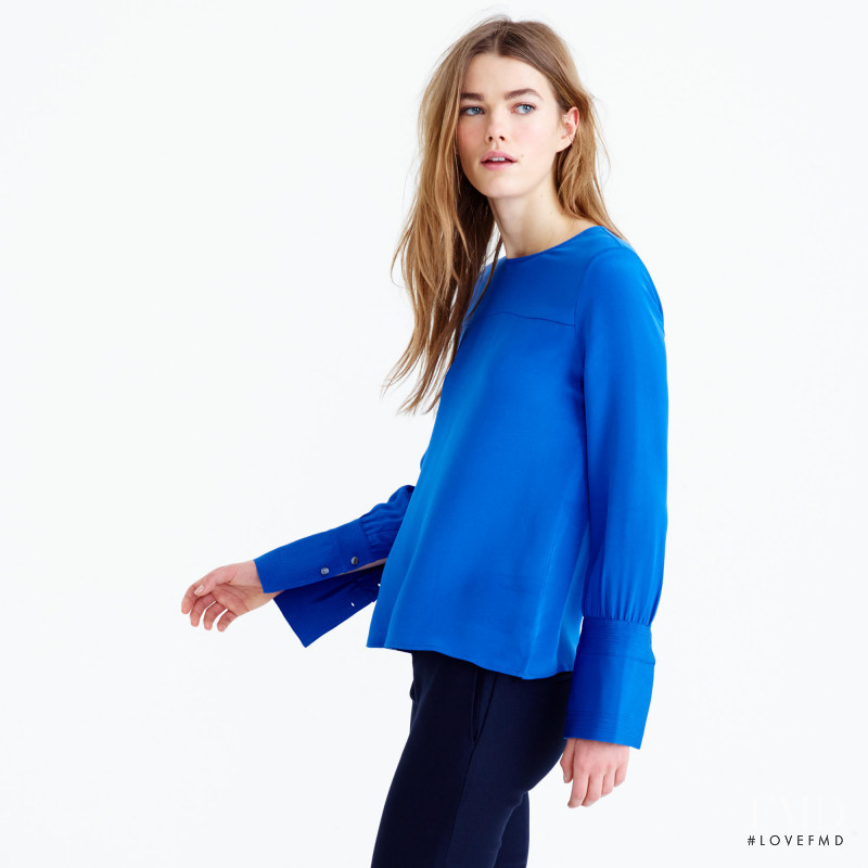 Mathilde Brandi featured in  the J.Crew catalogue for Spring/Summer 2016