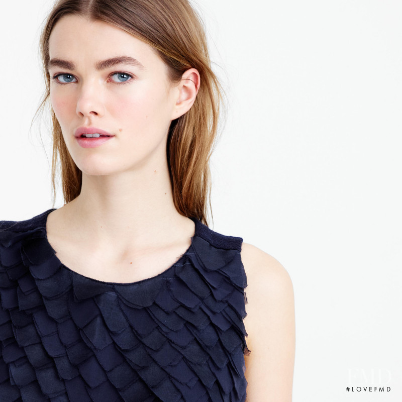 Mathilde Brandi featured in  the J.Crew catalogue for Spring/Summer 2016