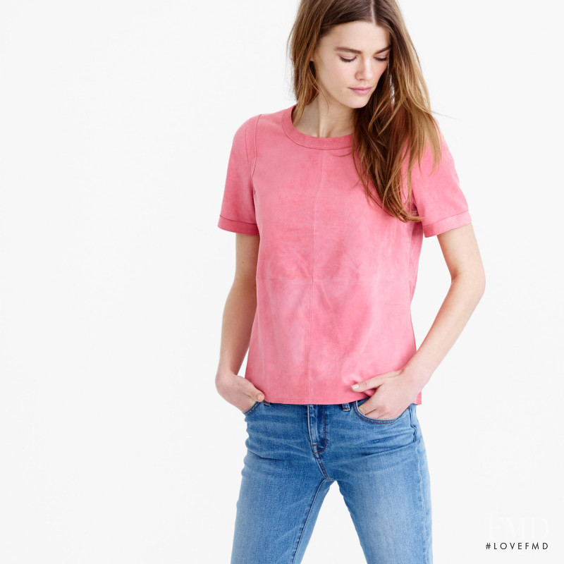 Mathilde Brandi featured in  the J.Crew catalogue for Spring/Summer 2016
