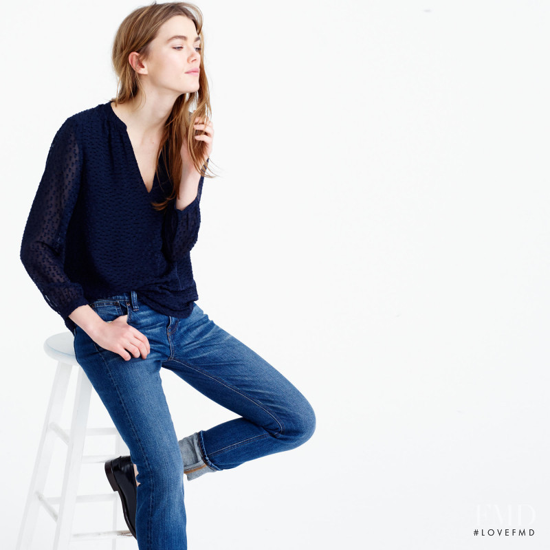 Mathilde Brandi featured in  the J.Crew catalogue for Spring/Summer 2016