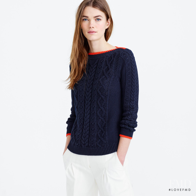 Mathilde Brandi featured in  the J.Crew catalogue for Spring/Summer 2016