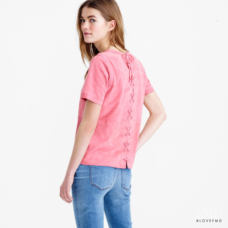 Mathilde Brandi featured in  the J.Crew catalogue for Spring/Summer 2016