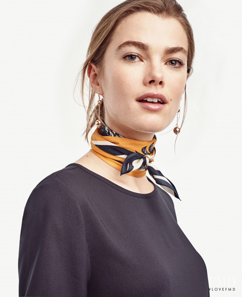 Mathilde Brandi featured in  the Ann Taylor catalogue for Summer 2016