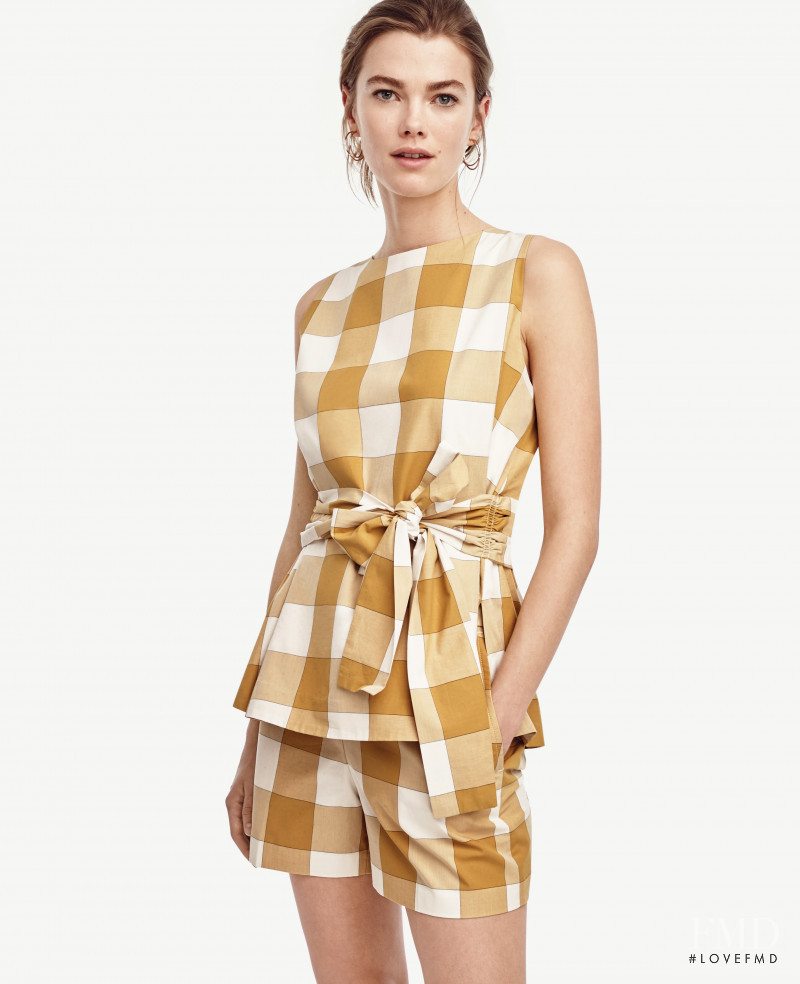 Mathilde Brandi featured in  the Ann Taylor catalogue for Summer 2016